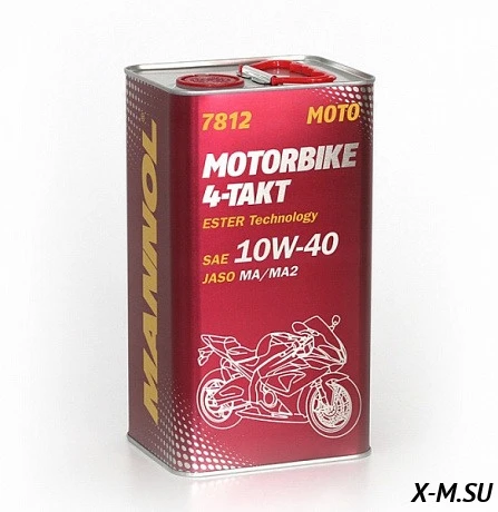 Масло моторное Mannol 4T син. 10w40 Motorbike 1л 